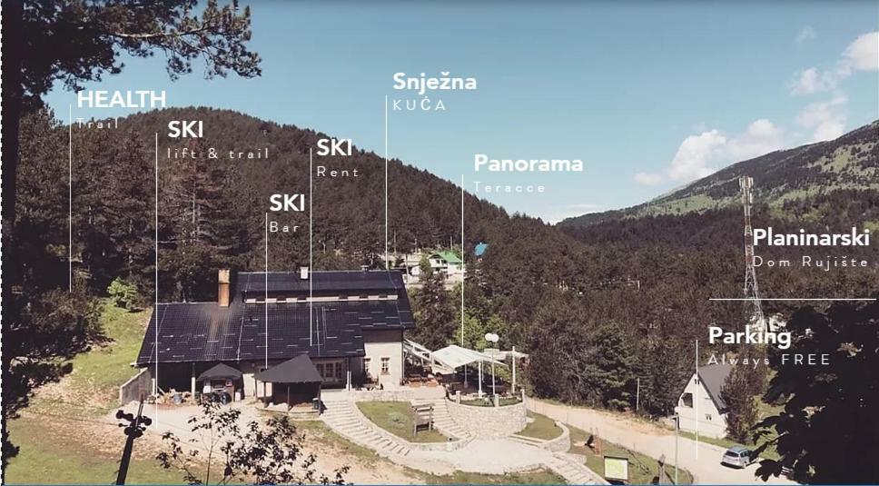 Hotel Snjezna Kuca - Nature Park Of Bosnia Herzegovina Padezina Exterior foto